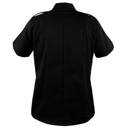 CLASS B WOMEN'S UNIFORM SHIRT, BLACK, LXR